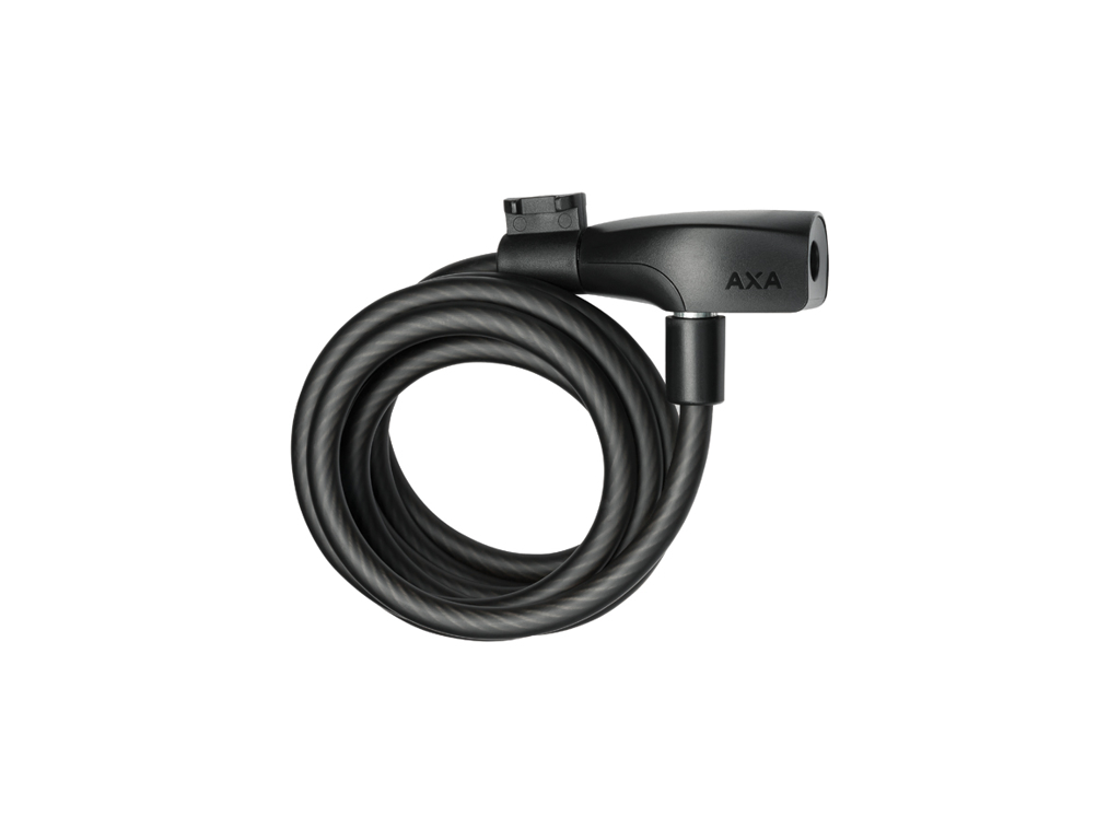 Axa Basta AXA Resolute 8-180 – Spirallås Med Nøgle – 180 Cm – Sort 1 Axa Basta AXA Resolute 8-180 – Spirallås Med Nøgle – 180 Cm – Sort
