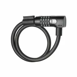 Axa Basta AXA Resolute C12-65 – Spirallås Med Kode – 65 Cm – Sort