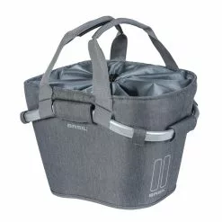 Basil 2day Carry All – Cykelkurv – 15 Liter – Grey Melee