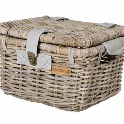 Basil Denton S – Kurv Til Frontcarrier – Nature Grey