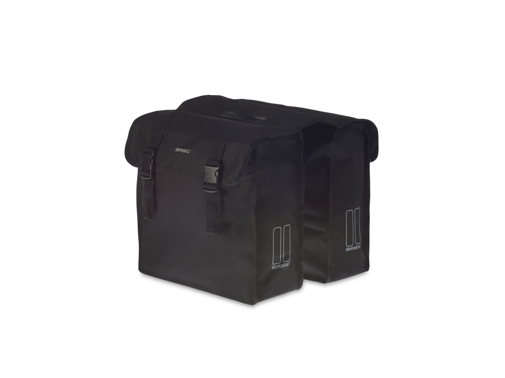 Basil Mara XL – Cykeltaske Til Bag – Double – 35 Liter – Black 1 Basil Mara XL – Cykeltaske Til Bag – Double – 35 Liter – Black
