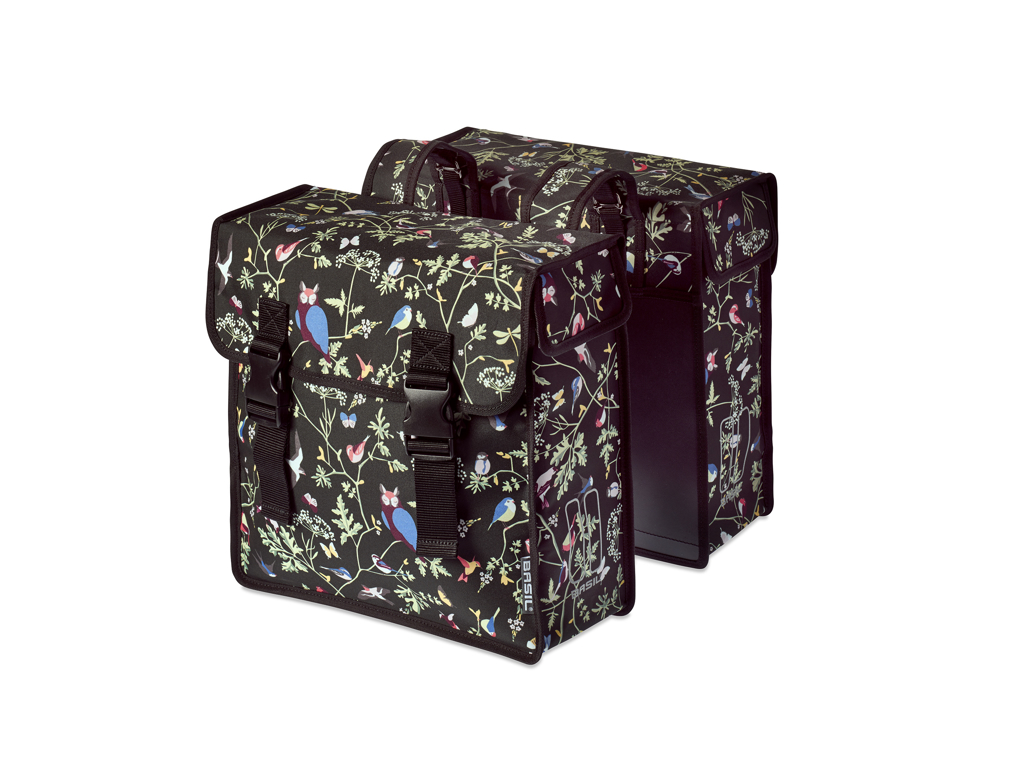 Basil Wanderlust Double Bag – Cykeltasker Til Bagagebærer – 35 Liter – Charcoal 1 Basil Wanderlust Double Bag – Cykeltasker Til Bagagebærer – 35 Liter – Charcoal