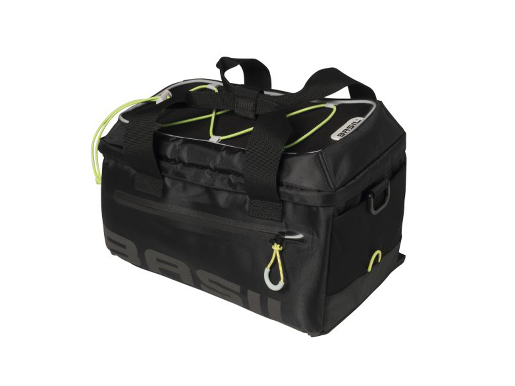 Basil Miles Trunkbag – Cykeltaske Til Bag – 7 Liter – Black Lime 1 Basil Miles Trunkbag – Cykeltaske Til Bag – 7 Liter – Black Lime