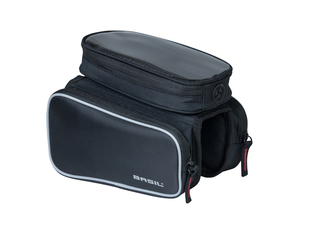 Basil Sport Design M – Steltaske – Double – 1,5 Liter – Black 1 Basil Sport Design M – Steltaske – Double – 1,5 Liter – Black