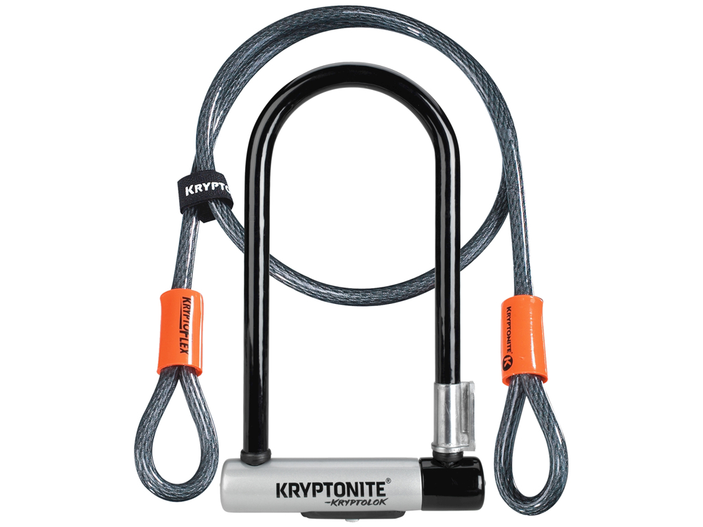 Kryptonite New-U – Bøjlelås Med Wire – U-Lock 10,2×22,9cm – Med 120cm Flex Wire 1 Kryptonite New-U – Bøjlelås Med Wire – U-Lock 10,2×22,9cm – Med 120cm Flex Wire