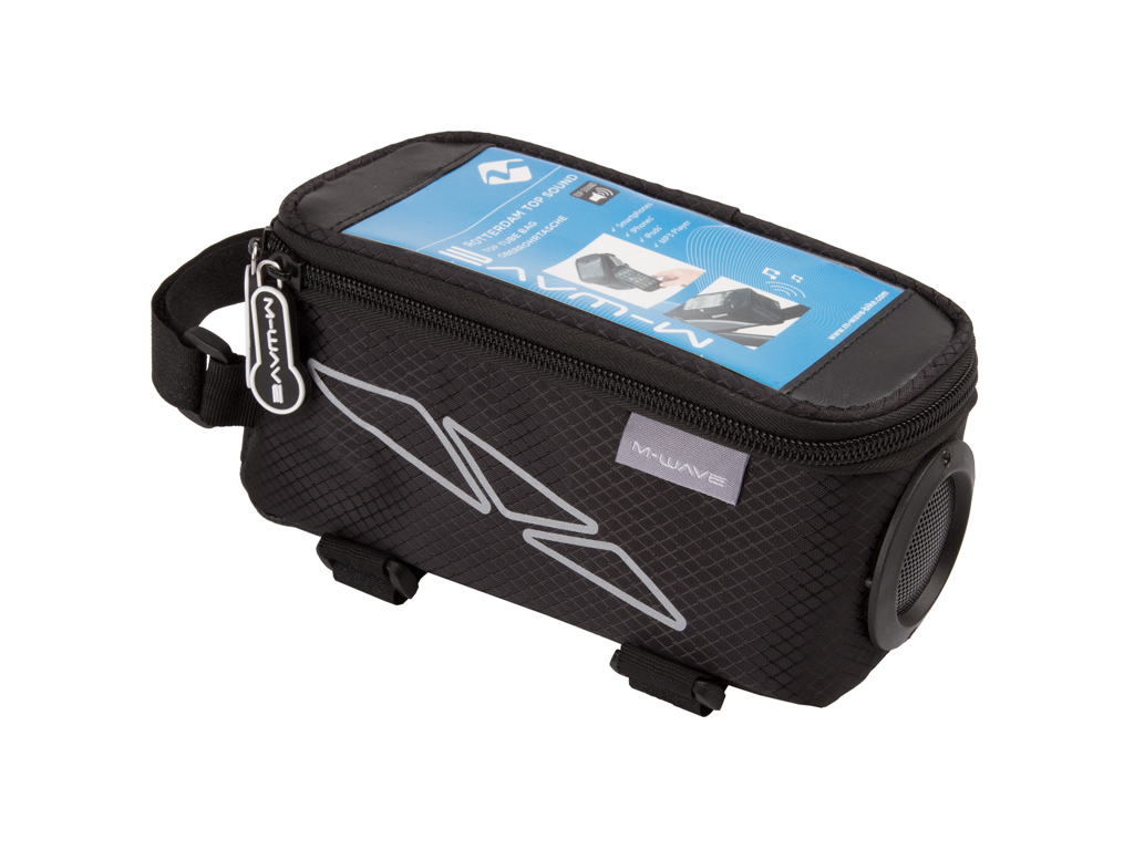 M-Wave Rotterdam Top Sound – Cykeltaske Til Stel – Med Indbygget Højtaler (3.5 Mm Jack Sti 1 M-Wave Rotterdam Top Sound – Cykeltaske Til Stel – Med Indbygget Højtaler (3.5 Mm Jack Sti
