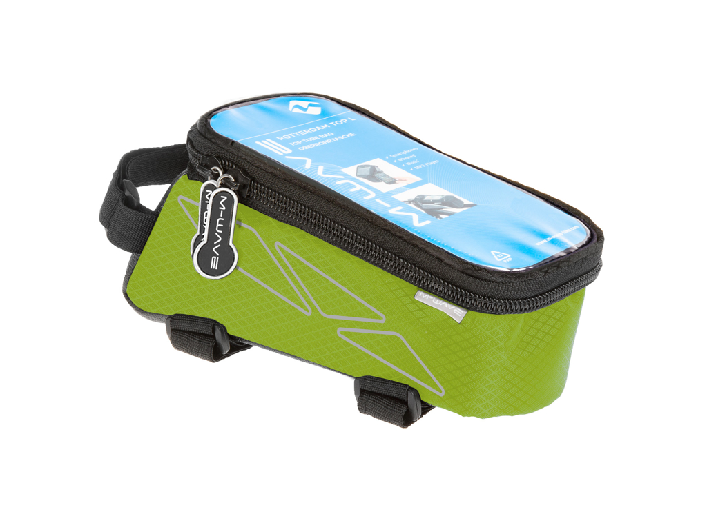 M-Wave Rotterdam Top L – Cykeltaske Til Stel – Velcro Montering – Grøn – Str. 1.2 Liter 1 M-Wave Rotterdam Top L – Cykeltaske Til Stel – Velcro Montering – Grøn – Str. 1.2 Liter