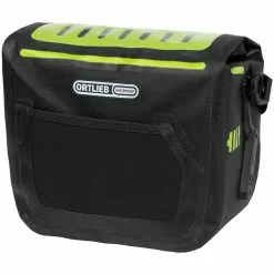 Ortlieb E-Glow – Taske Med Lys – Monteres På Styret – 7 Liter – Sort