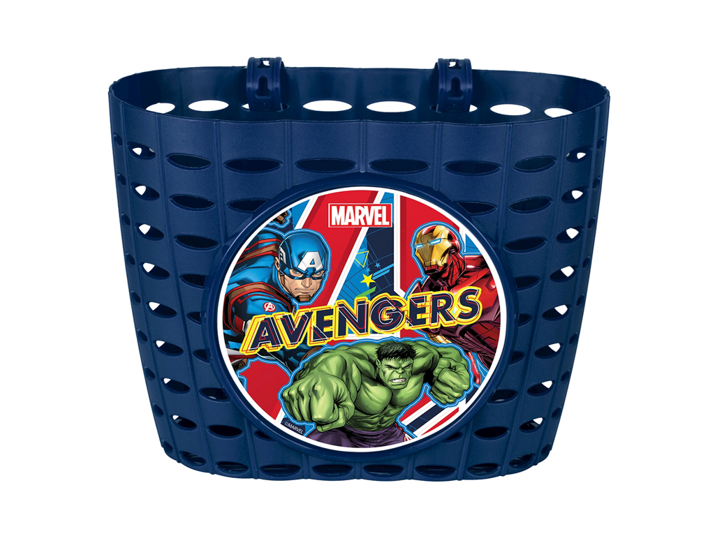Seven – Avengers – Cykelkurv Til Børnecykel – Blå 1 Seven – Avengers – Cykelkurv Til Børnecykel – Blå