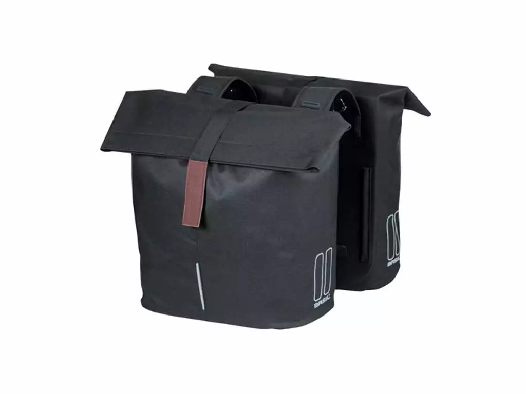 Basil City – Dobbelt Cykeltaske Til Bag – 28 Liter – Sort 1 Basil City – Dobbelt Cykeltaske Til Bag – 28 Liter – Sort
