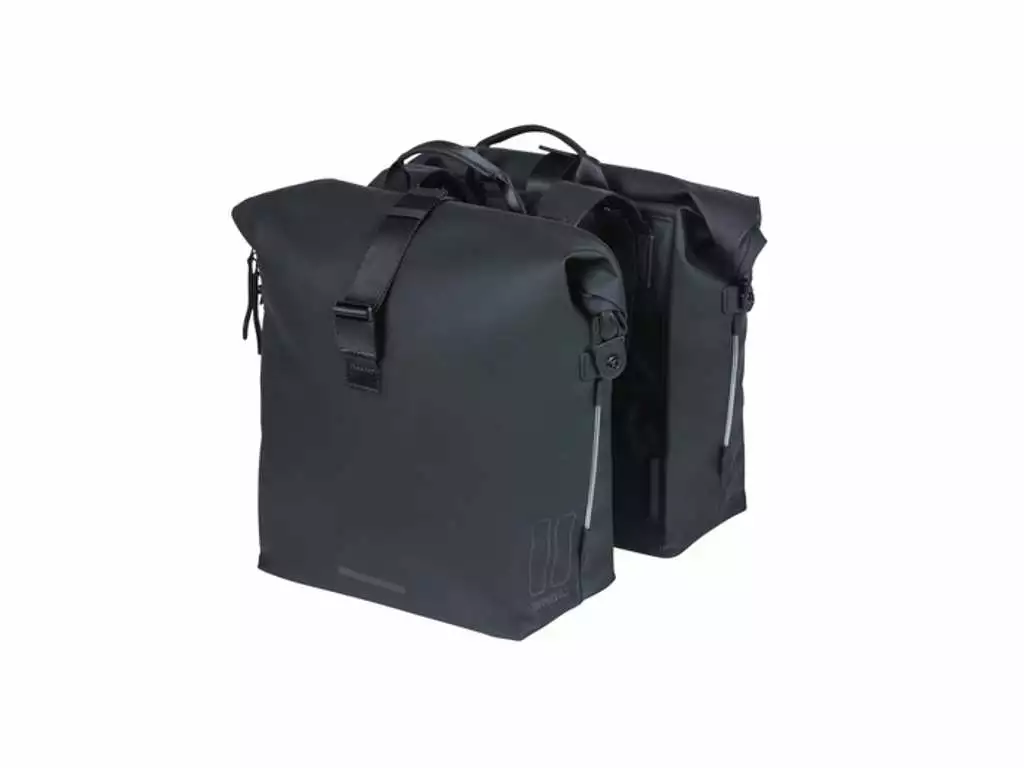Basil Soho Nothern Lights – Vandtæt Dobbelt Taske Til Bag – 41L – Sort 1 Basil Soho Nothern Lights – Vandtæt Dobbelt Taske Til Bag – 41L – Sort